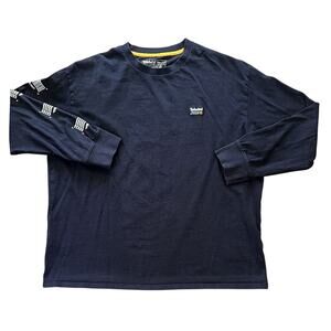 Timberland Graphic Long Sleeve Black T-Shirt Men's XXL